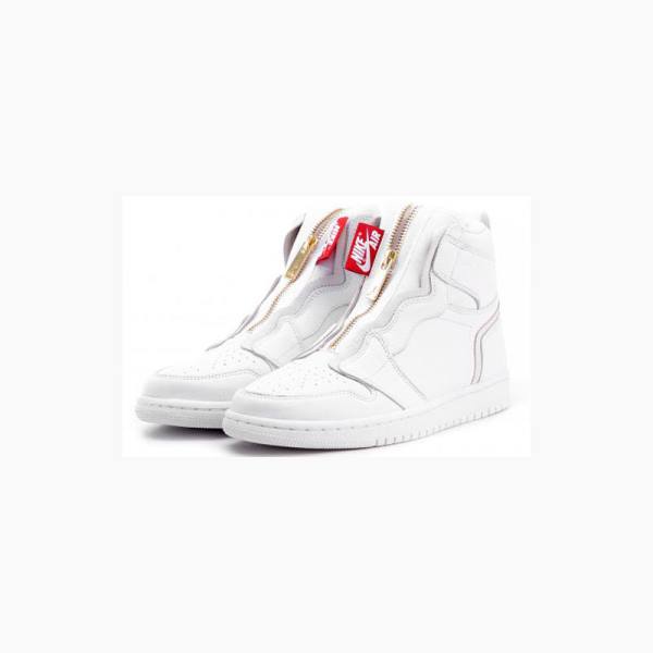 Nike High Zip Koripallokengät Naisten Air Jordan 1 Valkoinen | JD-402LV