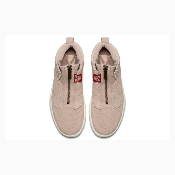 Nike High Zip Particle Koripallokengät Naisten Air Jordan 1 Beige | JD-980XI