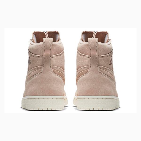 Nike High Zip Particle Koripallokengät Naisten Air Jordan 1 Beige | JD-980XI