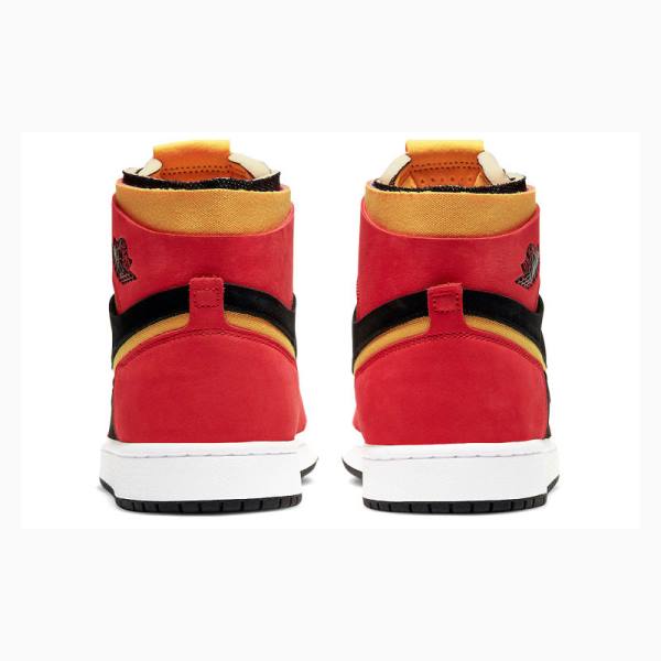Nike High Zoom Air CMFT Chile Koripallokengät Miesten Air Jordan 1 Punainen Keltainen | JD-490BT