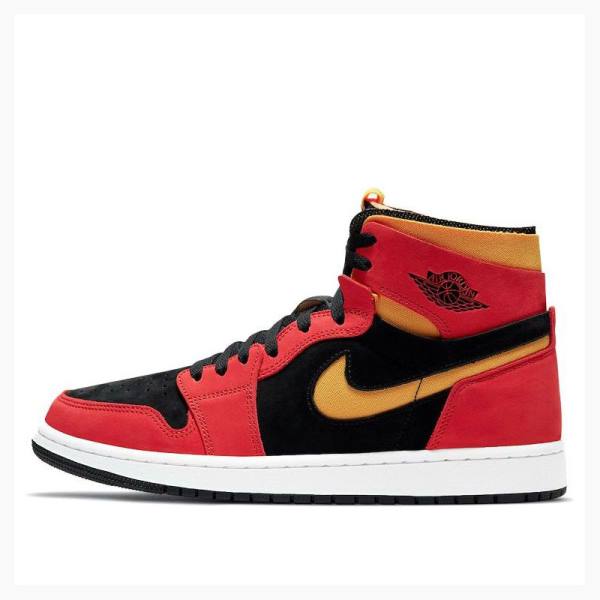 Nike High Zoom Air CMFT Chile Koripallokengät Miesten Air Jordan 1 Punainen Keltainen | JD-490BT