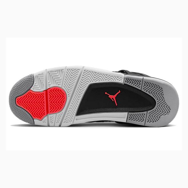 Nike Infrared Koripallokengät Miesten Air Jordan 4 Harmaat Punainen | JD-705XT