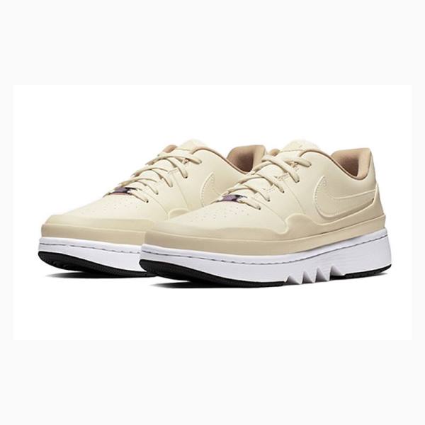 Nike Jester XX Low Tennarit Naisten Air Jordan 1 Valkoinen Beige | JD-052XK