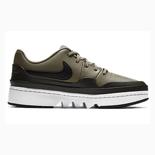 Nike Jester XX Low 'Trooper' Tennarit Naisten Air Jordan 1 Vihreä Mustat | JD-615TA