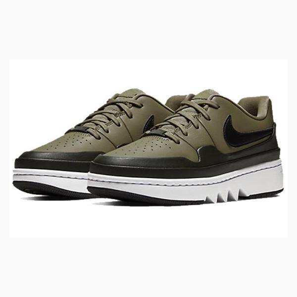 Nike Jester XX Low 'Trooper' Tennarit Naisten Air Jordan 1 Vihreä Mustat | JD-615TA