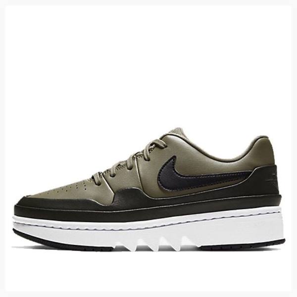 Nike Jester XX Low \'Trooper\' Tennarit Naisten Air Jordan 1 Vihreä Mustat | JD-615TA