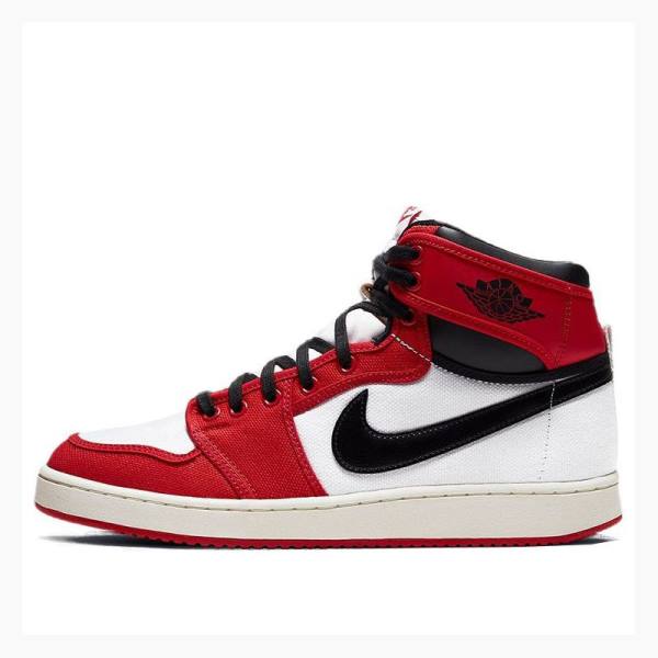 Nike KO Chicago Chicago 2021 Edition Chicago Koripallokengät Miesten Air Jordan 1 Mustat Valkoinen Punainen | JD-321WC
