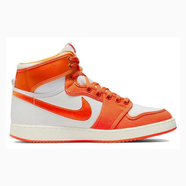 Nike KO Rush Koripallokengät Miesten Air Jordan 1 Oranssi | JD-687YJ