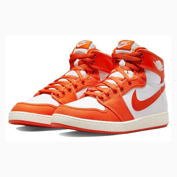 Nike KO Rush Koripallokengät Miesten Air Jordan 1 Oranssi | JD-687YJ