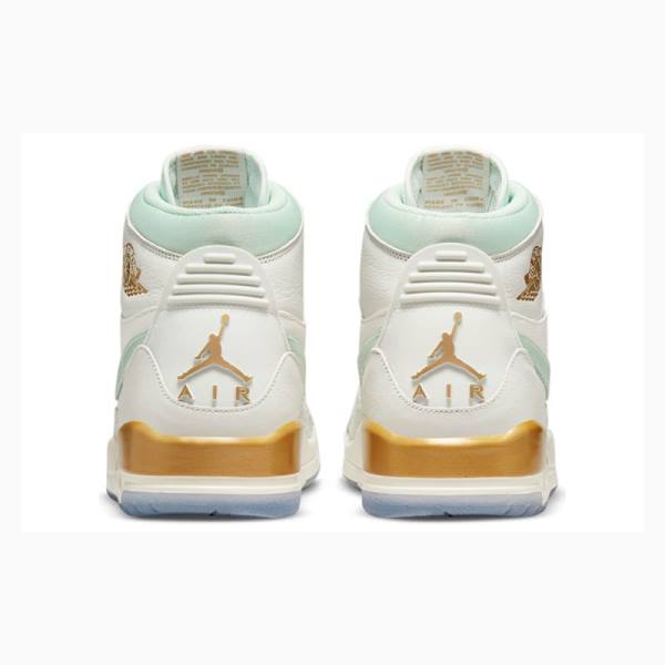 Nike Legacy 312 CNY Koripallokengät Miesten Air Jordan Valkoinen Vihreä Kultaiset | JD-305SV