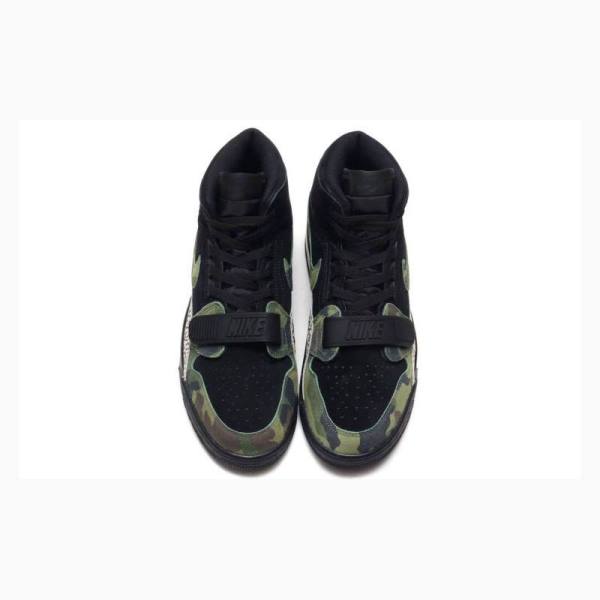 Nike Legacy 312 Camo Koripallokengät Miesten Air Jordan Mustat Vihreä | JD-481VX