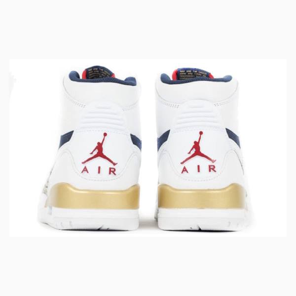 Nike Legacy 312 Dream Team Koripallokengät Miesten Air Jordan Valkoinen Laivastonsininen | JD-930KE
