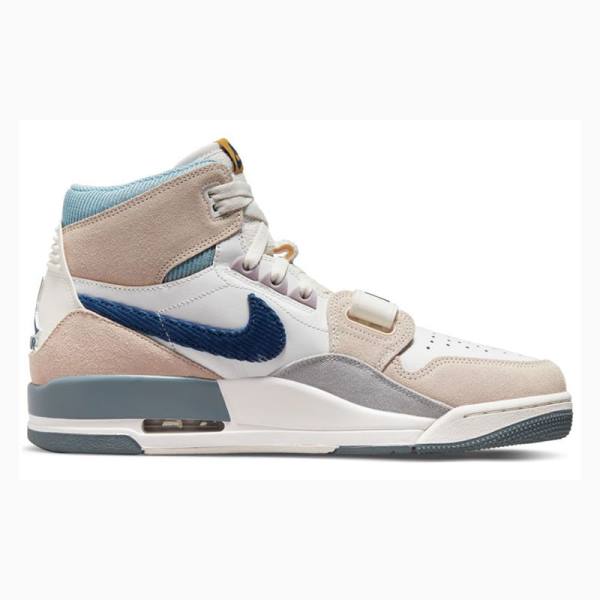 Nike Legacy 312 High Koripallokengät Miesten Air Jordan Beige Sininen | JD-619SW