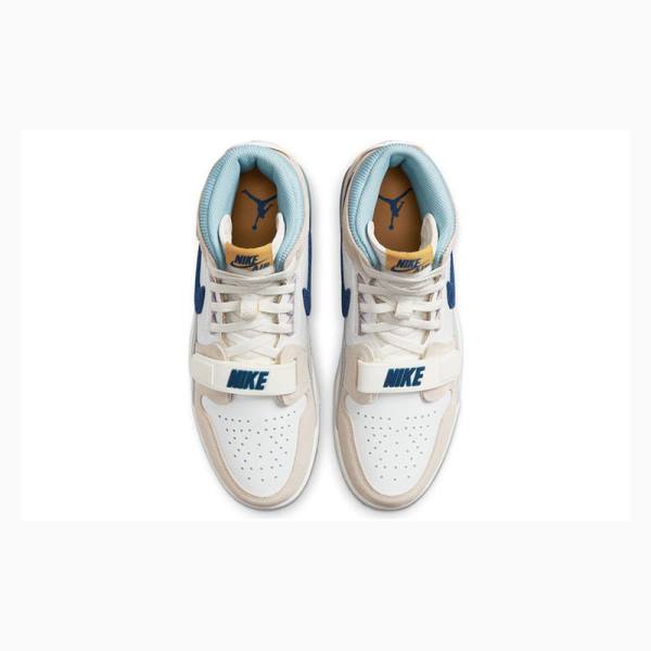 Nike Legacy 312 High Koripallokengät Miesten Air Jordan Beige Sininen | JD-619SW