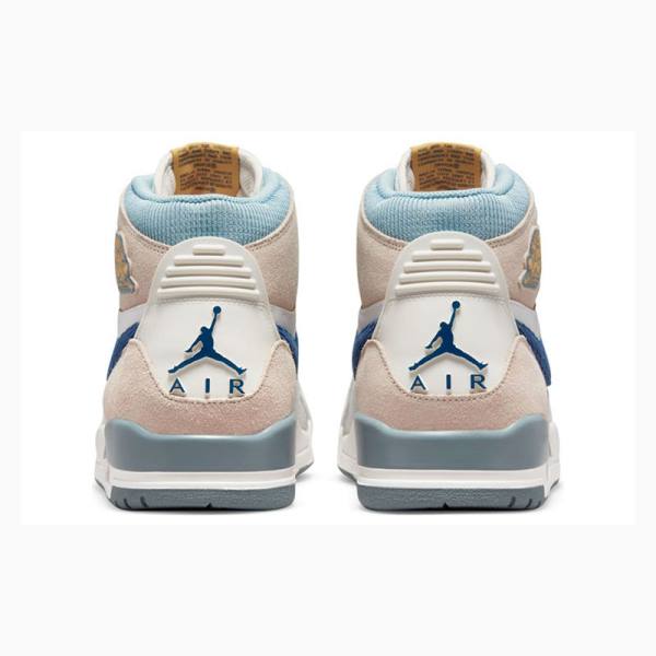 Nike Legacy 312 High Koripallokengät Miesten Air Jordan Beige Sininen | JD-619SW