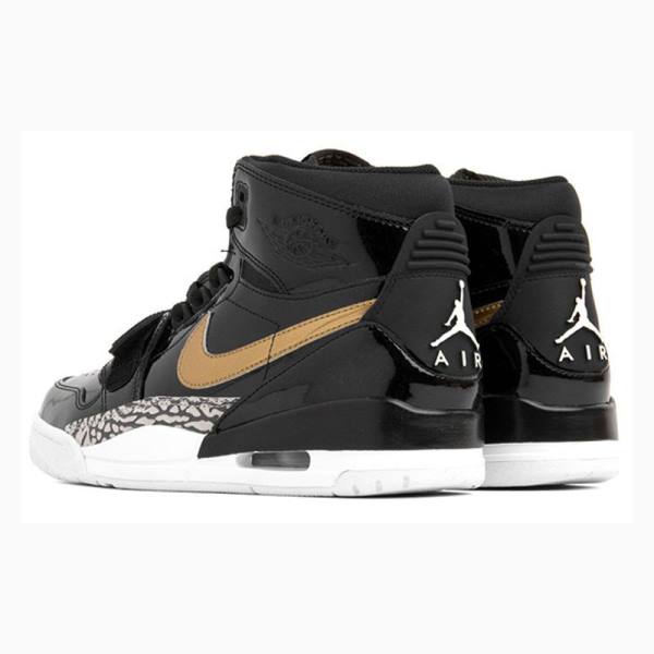 Nike Legacy 312 Koripallokengät Miesten Air Jordan Mustat Kultaiset | JD-324GC