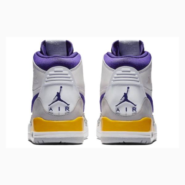 Nike Legacy 312 Lakers Koripallokengät Miesten Air Jordan Valkoinen Violetit | JD-269DA