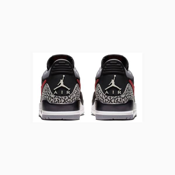 Nike Legacy 312 Low Bred Cement Tennarit Miesten Air Jordan Mustat Punainen | JD-318SQ
