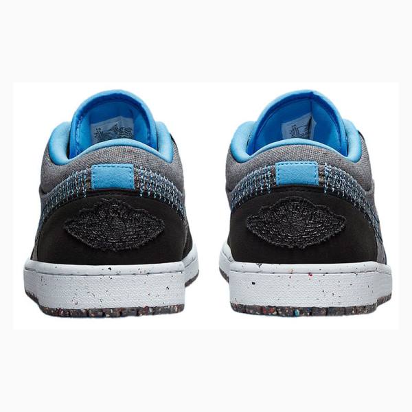 Nike Low Crater Tennarit Miesten Air Jordan 1 Mustat Harmaat | JD-209GI