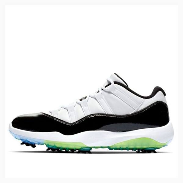 Nike Low Golf Concord Tennarit Miesten Air Jordan 11 Valkoinen Mustat | JD-037JK
