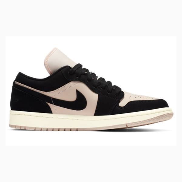 Nike Low Guava Ice Tennarit Naisten Air Jordan 1 Mustat Khaki | JD-769DR