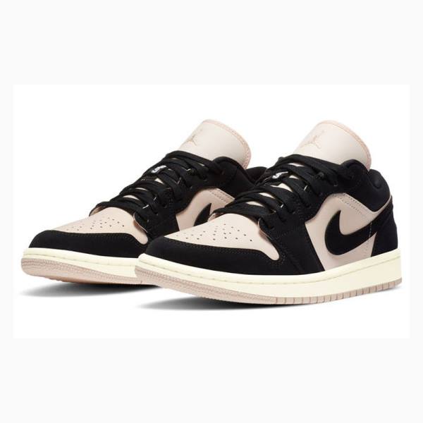 Nike Low Guava Ice Tennarit Naisten Air Jordan 1 Mustat Khaki | JD-769DR