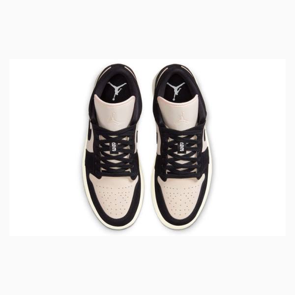 Nike Low Guava Ice Tennarit Naisten Air Jordan 1 Mustat Khaki | JD-769DR