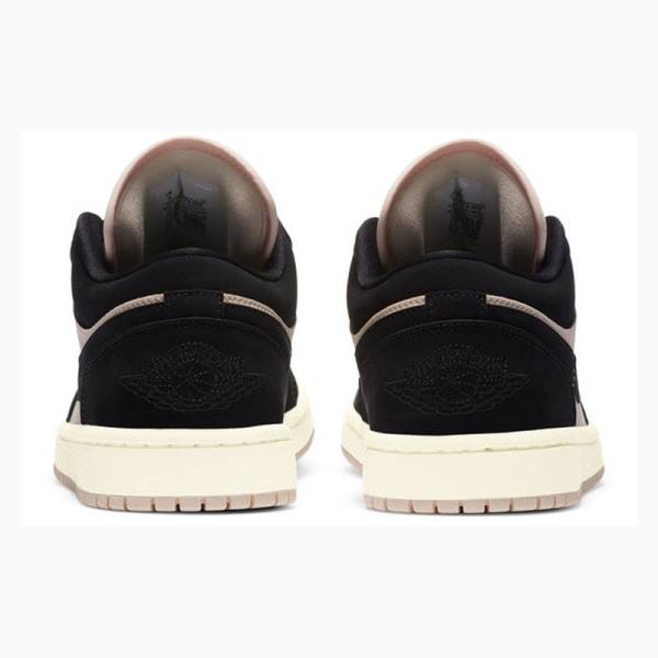 Nike Low Guava Ice Tennarit Naisten Air Jordan 1 Mustat Khaki | JD-769DR