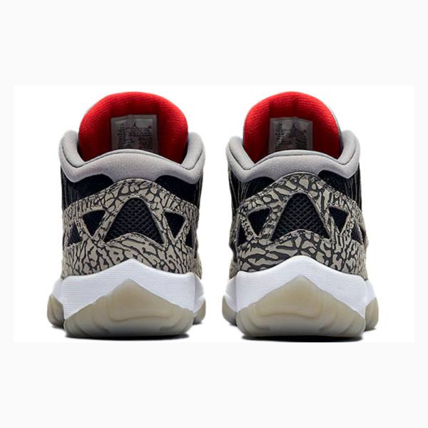 Nike Low IE Tennarit Miesten Air Jordan 11 Mustat | JD-850YI