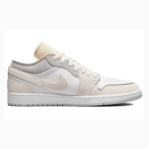 Nike Low Inside Out Tennarit Miesten Air Jordan 1 Valkoinen Harmaat | JD-281JG