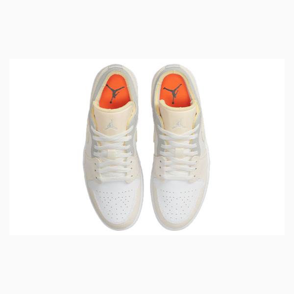 Nike Low Inside Out Tennarit Miesten Air Jordan 1 Valkoinen Harmaat | JD-281JG