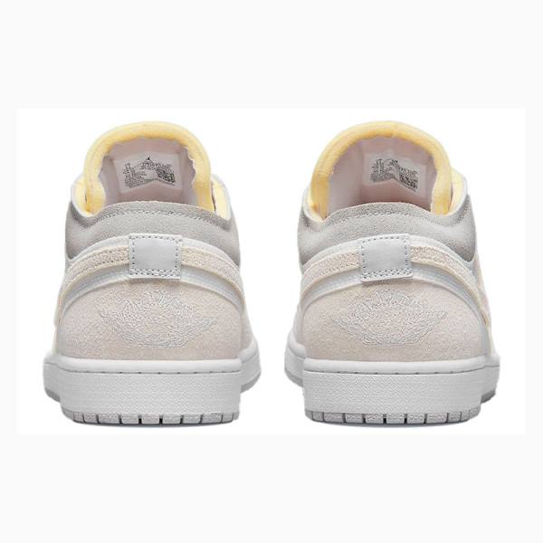 Nike Low Inside Out Tennarit Miesten Air Jordan 1 Valkoinen Harmaat | JD-281JG