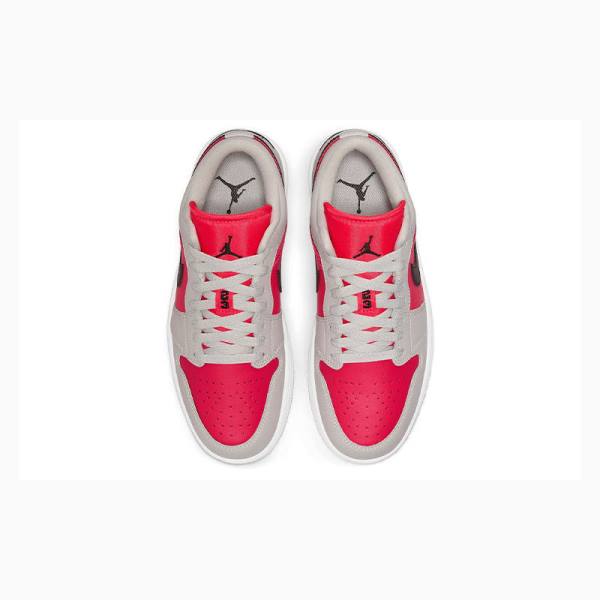 Nike Low Light Iron Ore Tennarit Naisten Air Jordan 1 Punainen Mustat | JD-681IG