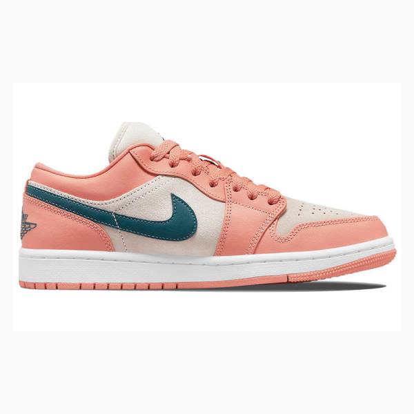 Nike Low Light Low-Top Madder Root Tennarit Naisten Air Jordan 1 Pinkki | JD-079GF