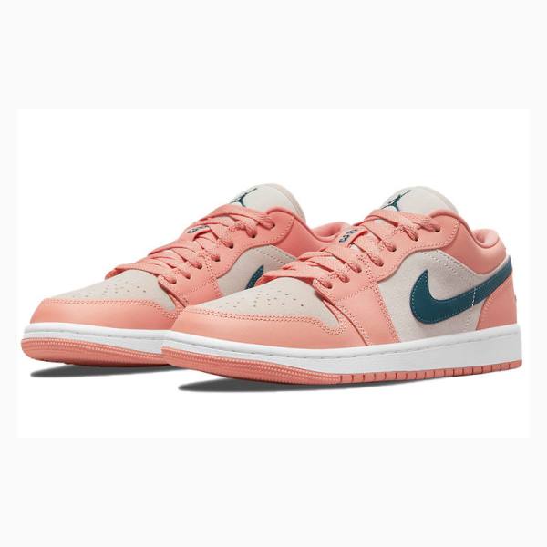 Nike Low Light Low-Top Madder Root Tennarit Naisten Air Jordan 1 Pinkki | JD-079GF