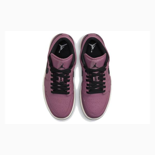 Nike Low Magenta Tennarit Naisten Air Jordan 1 Mustat Violetit | JD-984HB