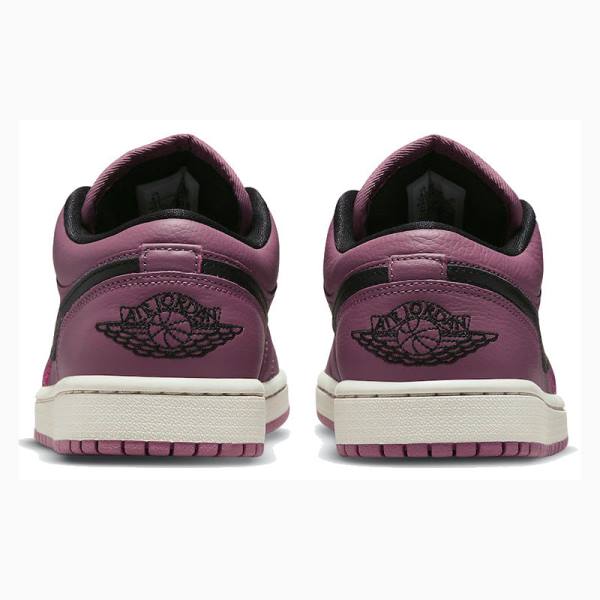 Nike Low Magenta Tennarit Naisten Air Jordan 1 Mustat Violetit | JD-984HB
