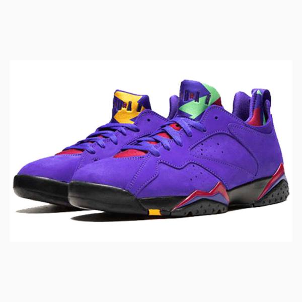 Nike Low NRG Bright Concord Tennarit Miesten Air Jordan 7 Violetit | JD-631BF