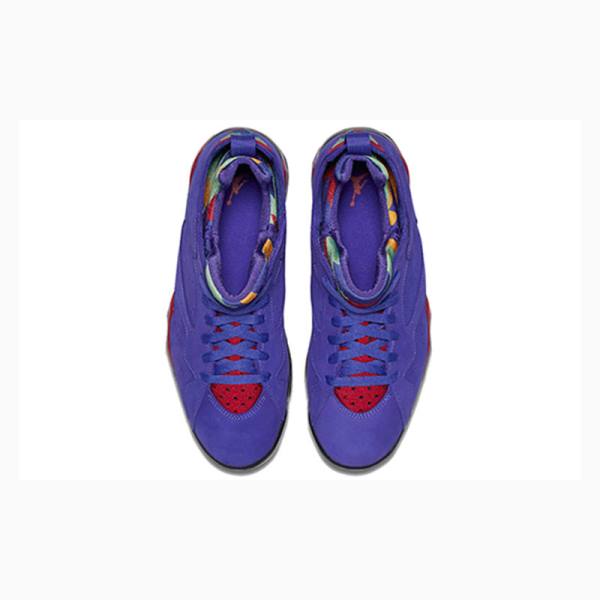 Nike Low NRG Bright Concord Tennarit Miesten Air Jordan 7 Violetit | JD-631BF