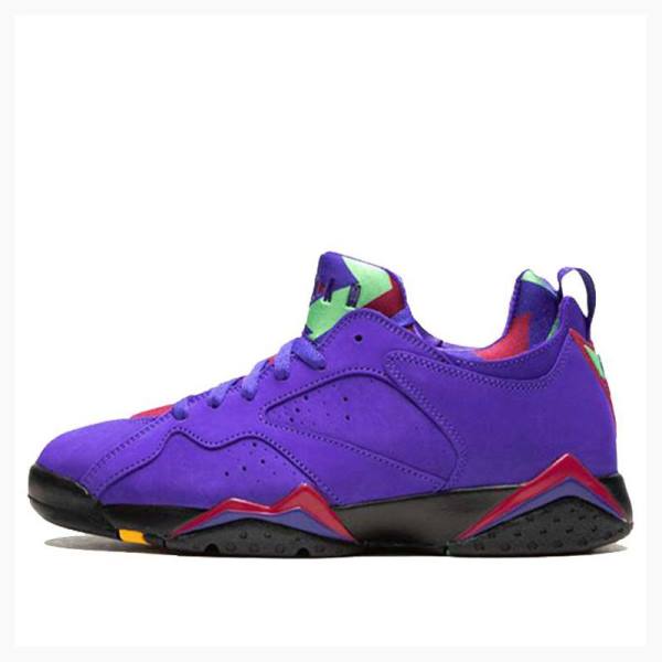 Nike Low NRG Bright Concord Tennarit Miesten Air Jordan 7 Violetit | JD-631BF