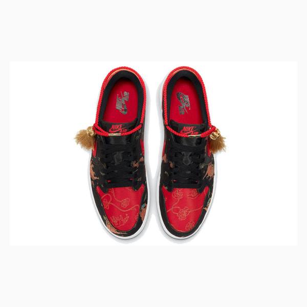 Nike Low OG Chinese New Year Tennarit Miesten Air Jordan 1 Mustat Valkoinen Punainen | JD-027ZF
