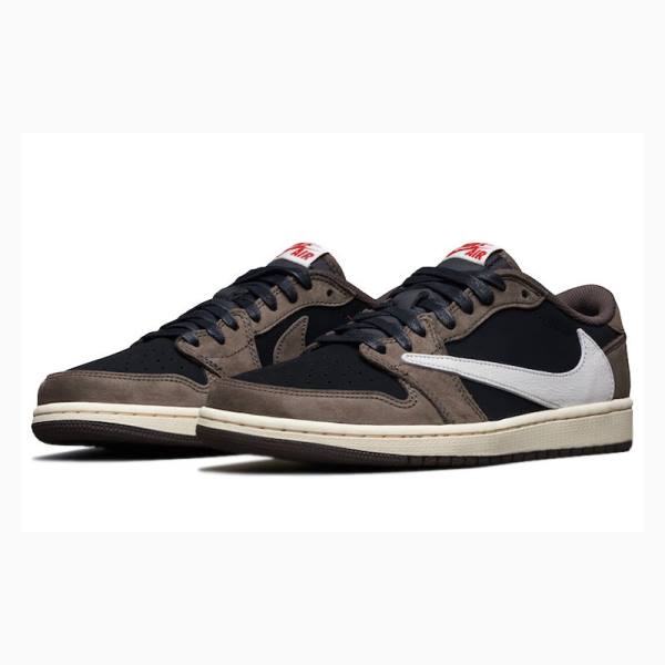 Nike Low OG SP Travis Scott Tennarit Miesten Air Jordan 1 Ruskea Mustat | JD-384CJ