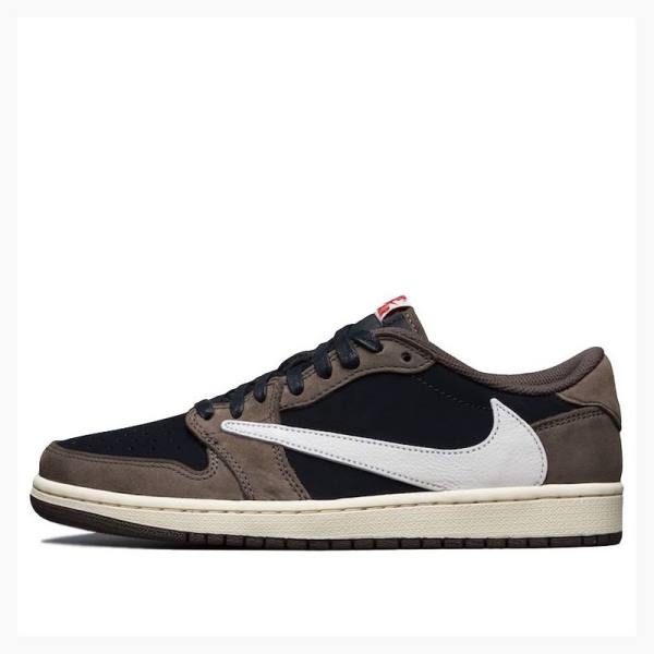 Nike Low OG SP Travis Scott Tennarit Miesten Air Jordan 1 Ruskea Mustat | JD-384CJ