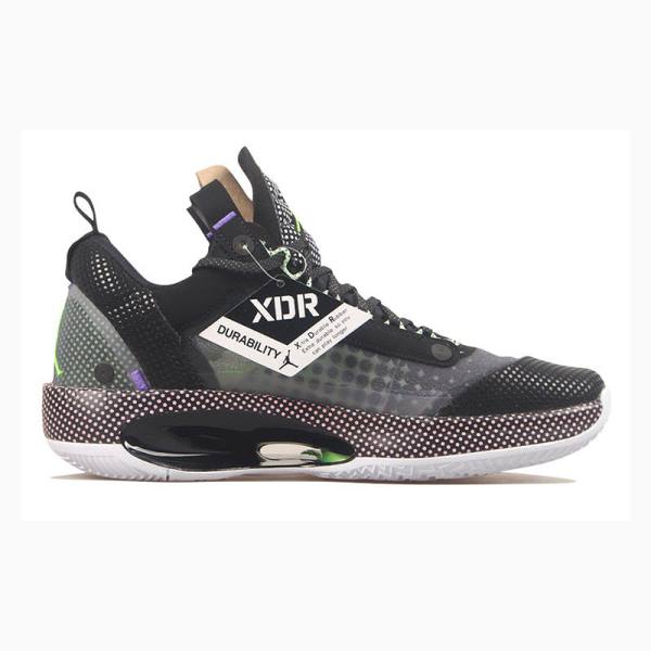 Nike Low PD PF Tennarit Miesten Air Jordan 34 Mustat | JD-541JM