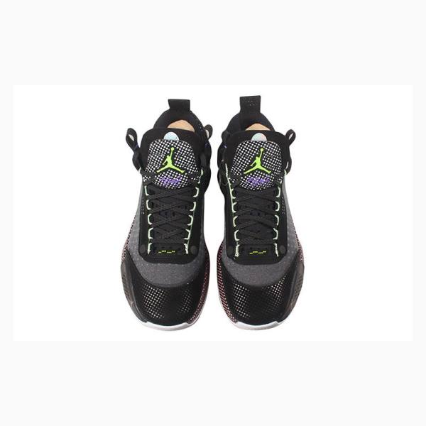 Nike Low PD PF Tennarit Miesten Air Jordan 34 Mustat | JD-541JM