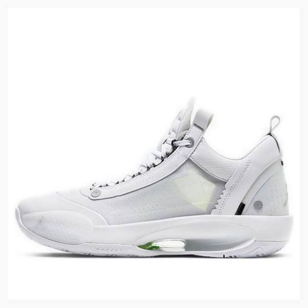Nike Low PF Crispy Tennarit Miesten Air Jordan 34 Valkoinen | JD-254JR