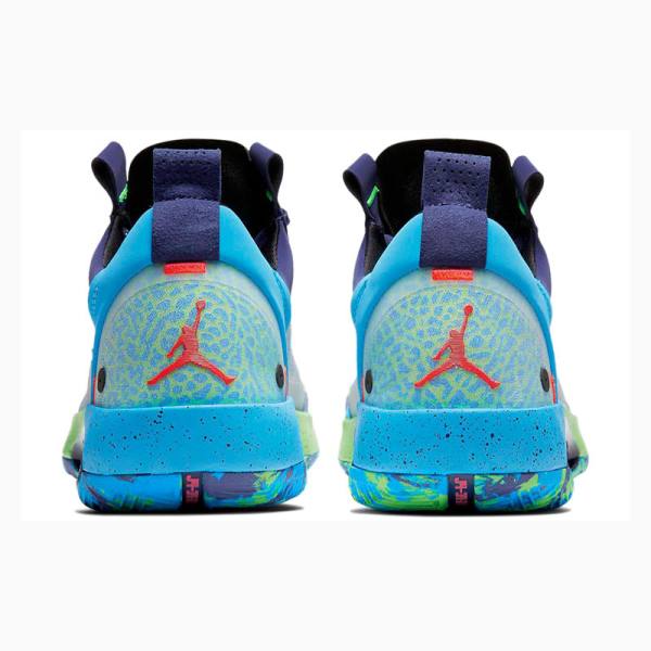 Nike Low PF Regency Tennarit Naisten Air Jordan 34 Violetit Sininen Vihreä | JD-743GH