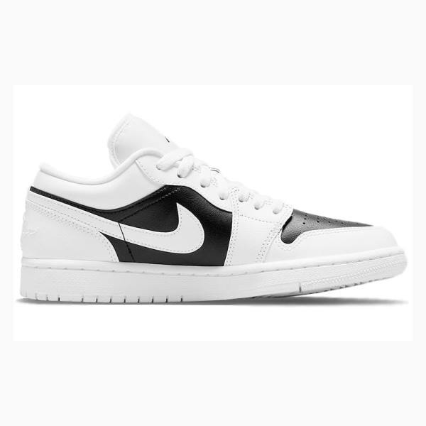 Nike Low Panda Tennarit Naisten Air Jordan 1 Valkoinen Mustat | JD-136RG