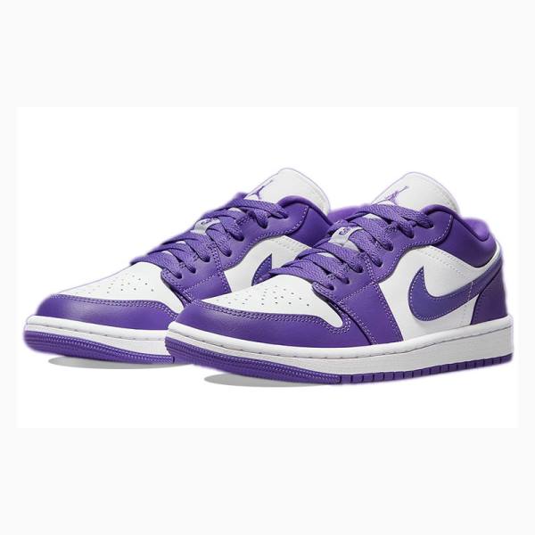 Nike Low Psychic Tennarit Naisten Air Jordan 1 Violetit Valkoinen | JD-910WS