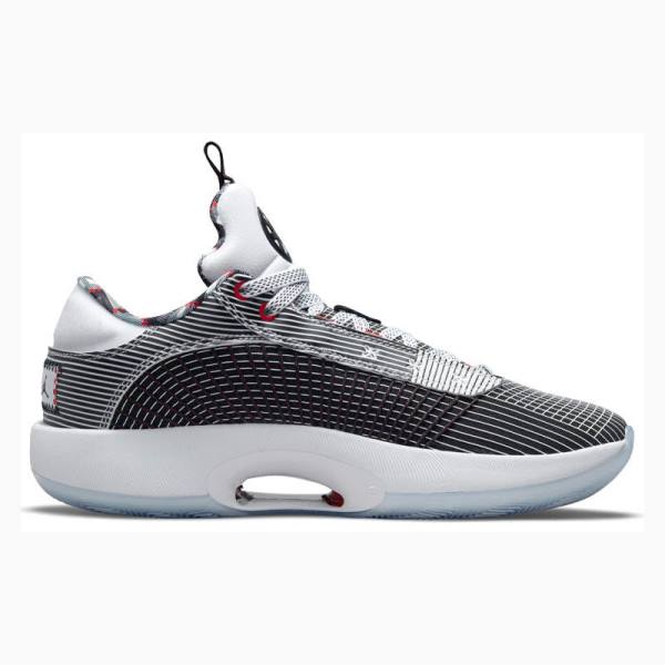 Nike Low Quai 54 Tennarit Miesten Air Jordan 35 Mustat Valkoinen Punainen | JD-368ZG